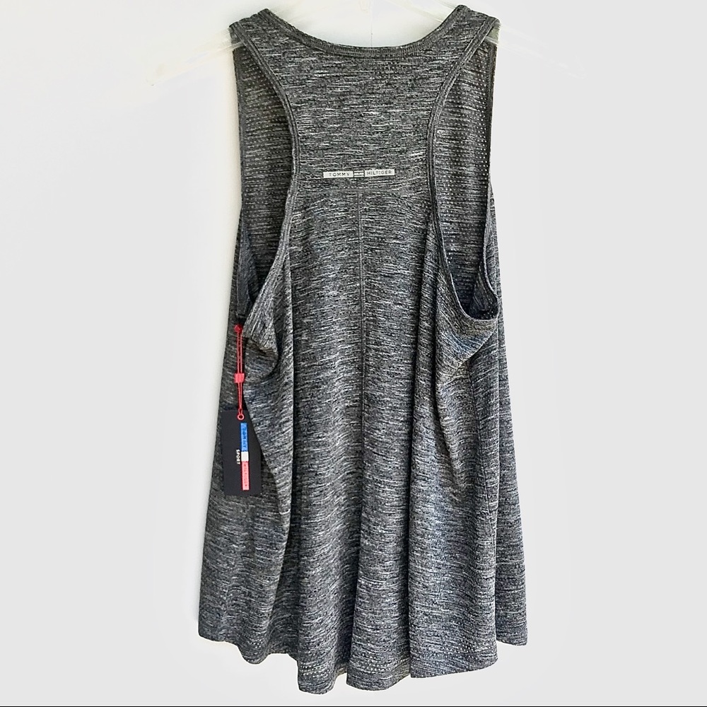 Tommy Hilfiger Sport Mesh Racerback Tunic Tank Top - Picture 13 of 15